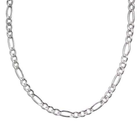 2.2mm Figaro Chain Necklace 16" Link 3*1