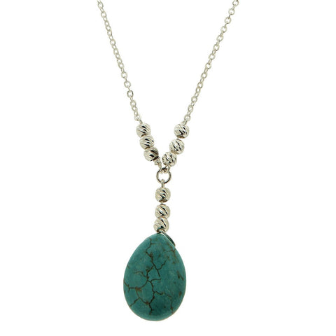 Turquoise Necklace 20"