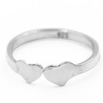Double Hearts Ring #5.5