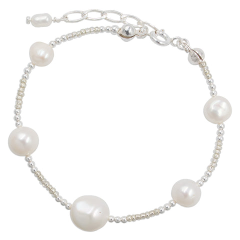Five Pearls Bracelet 8.6"