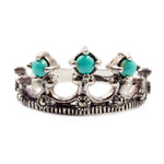 Marcasite Crown Ring #7