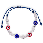 String Cord Evil Eye Bracelet