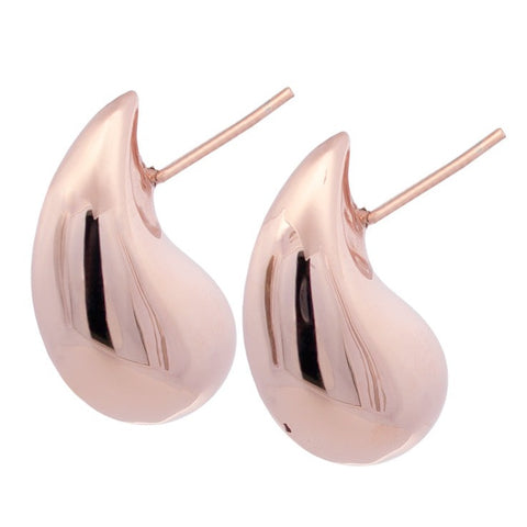 Inflated Drop Stud Earrings 22mm