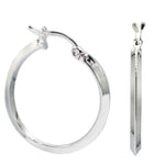 Flat Hoop Earrings 20mm