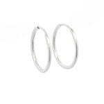 1mm Tube Hoop Earrings 16mm