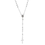 4mm Rosary Necklace 24”