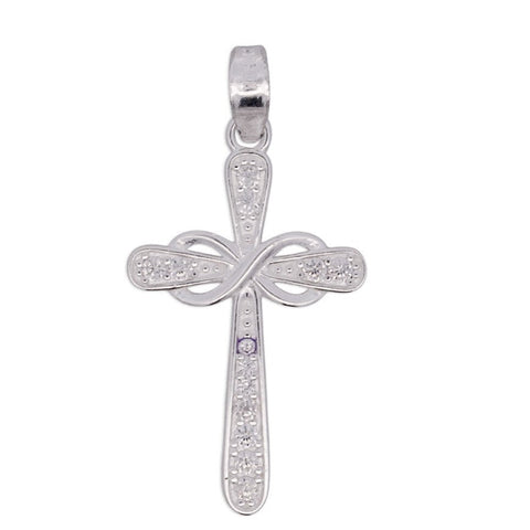 Cross with Infinity Pendant