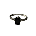 CZ Rectangle Ring #7