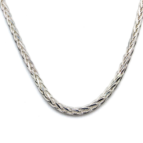 1.6mm Spiga Wheat Chain Necklace 18"