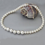 Pearl Necklace- Plain Bead 12mm