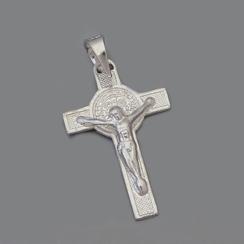 Saint Benedict Crucifix Cross Pendant 1.2"