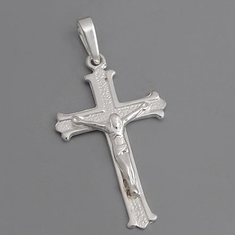 Crucifix Cross Pendant .8"
