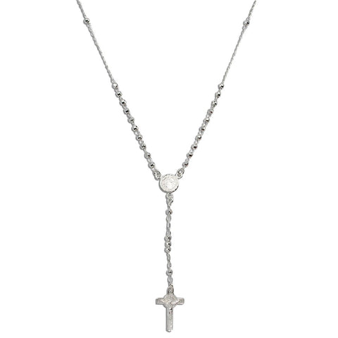 3mm Rosary Necklace 23”