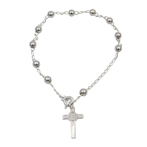4mm Rosary Bracelet 7"