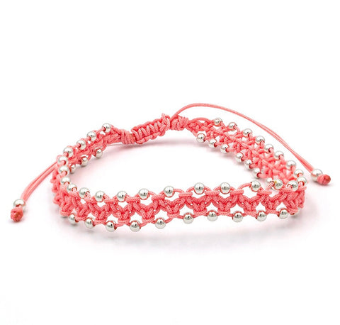 Thread Bracelet with Beads