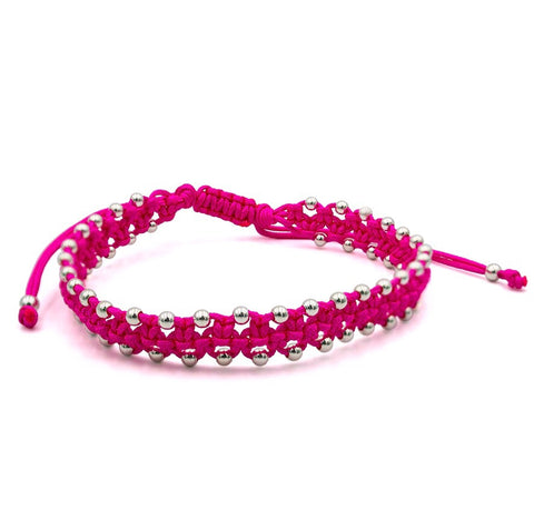 Thread Bracelet with Beads