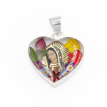 Our Lady of Guadalupe Heart Medal 1"